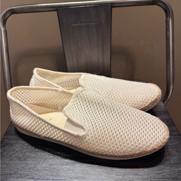Esprit Women Shoes Espadrille Loafer Slip On Flat Cream Shoes Size 8.5M - Picture 1 of 9